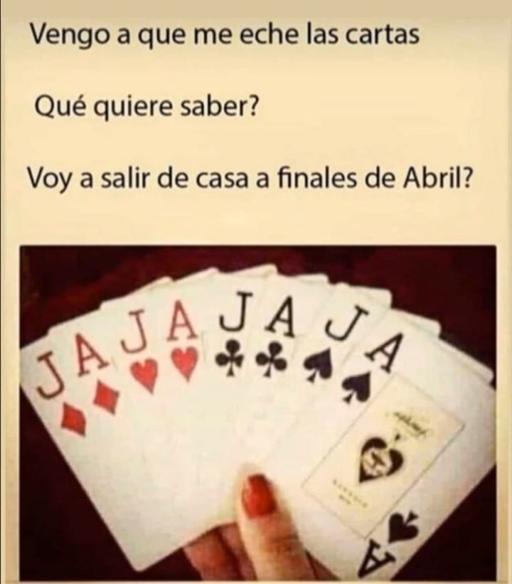 NoSoloMemes: ¿Saldremos de casa a finales de Abril?