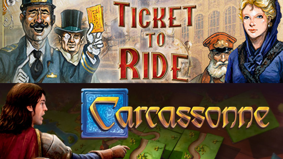 Los juegos Carcassonne y Ticket to ride gratis por tiempo limitado