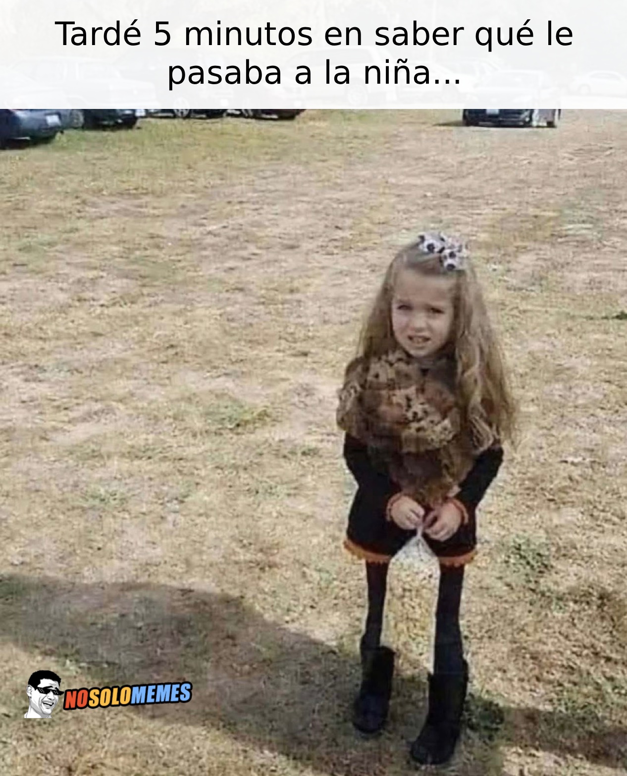 Tardé 5 minutos en saber qué le pasaba a la niña...