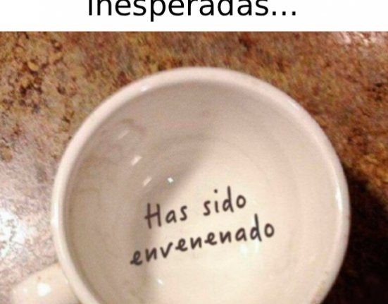 La taza que ofrezco a las visitas inesperadas...