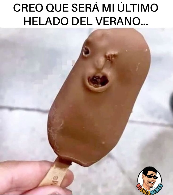 ¿Qué haríais con este helado?